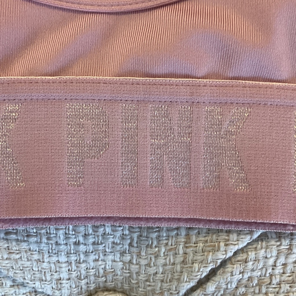 PINK Victoria's Secret Dusty Rose Sports Bra - Picture 4 of 4